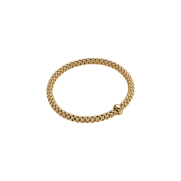 Bracelet Solo Flex'it en or jaune avec diamant